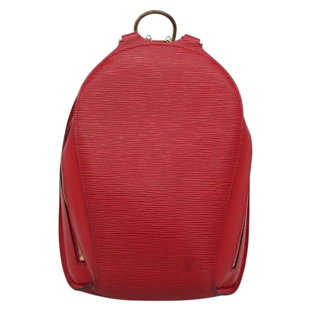 Louis Vuitton Epi Mabillon Backpack Castilian Red